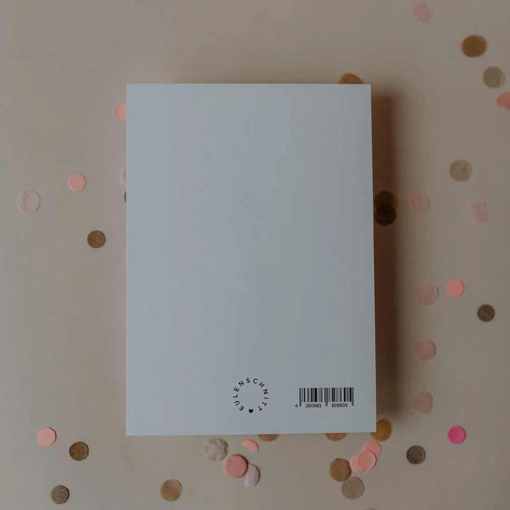 Eulenschnitt - Aquarellkarte Herz Wie schön