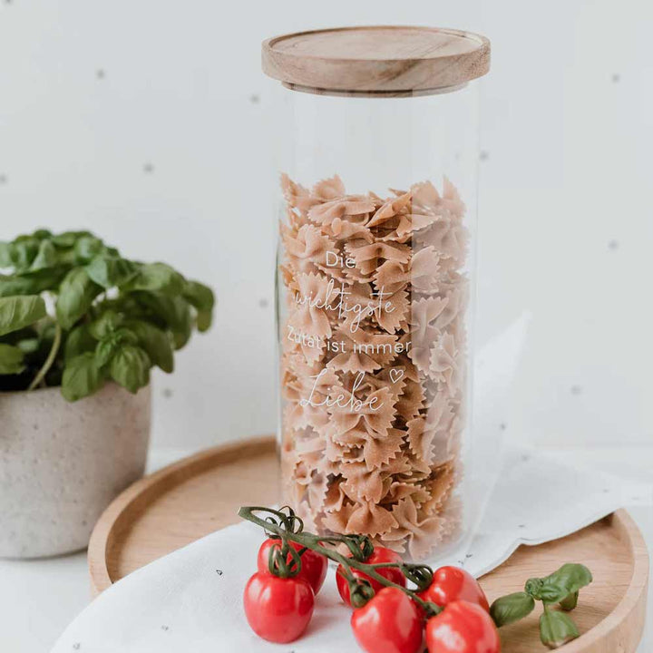 Eulenschnitt - Vorratsglas Liebe 25cm