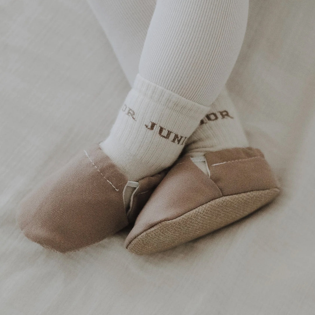 Cosy Roots - Krabbelschuhe Uni Caramel