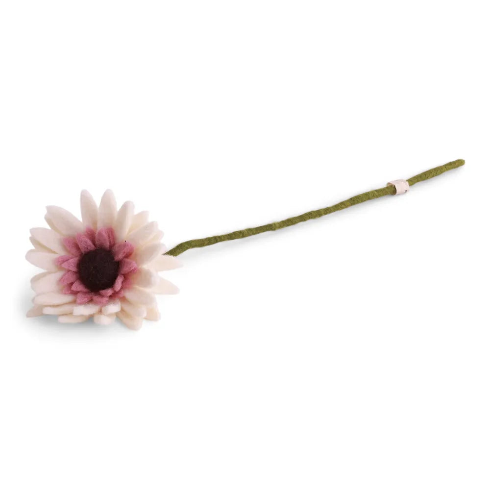 Gry & Sif - Gerbera Filzblume - Weiß