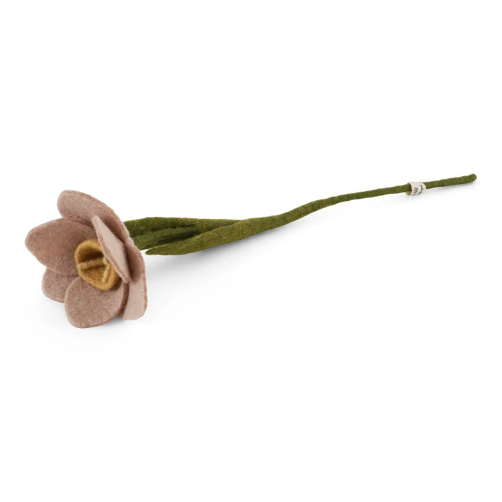 Gry & Sif - Narzisse Filzblume Rosa Groß