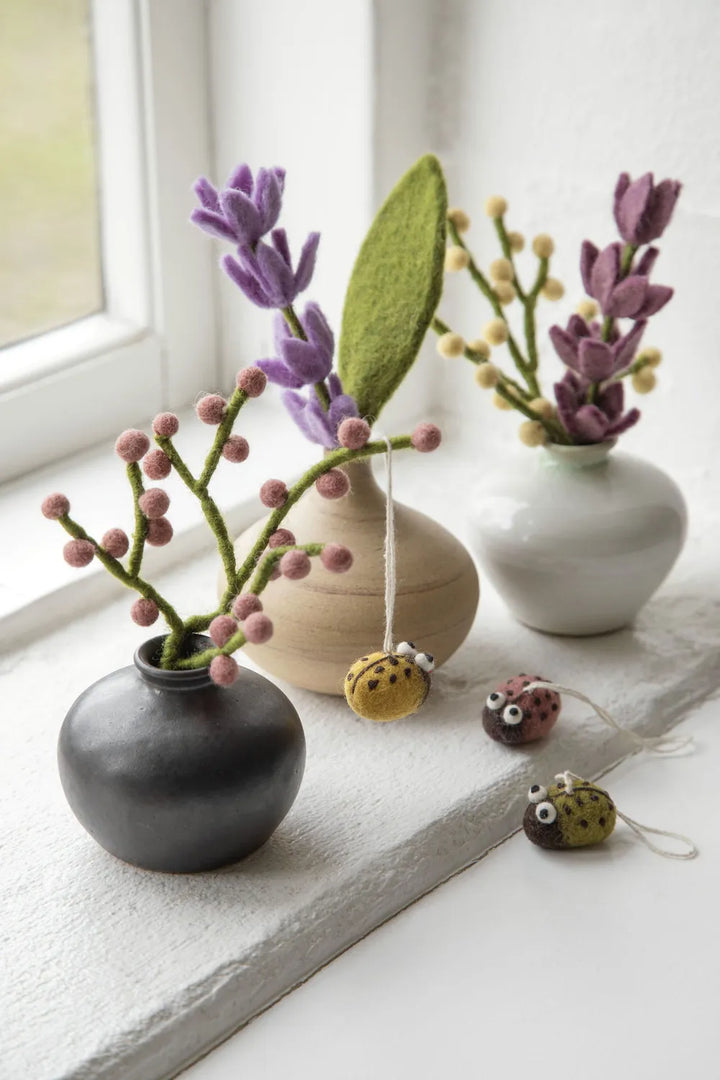 Gry & Sif - Mini Zweig mit hellgelben Beeren