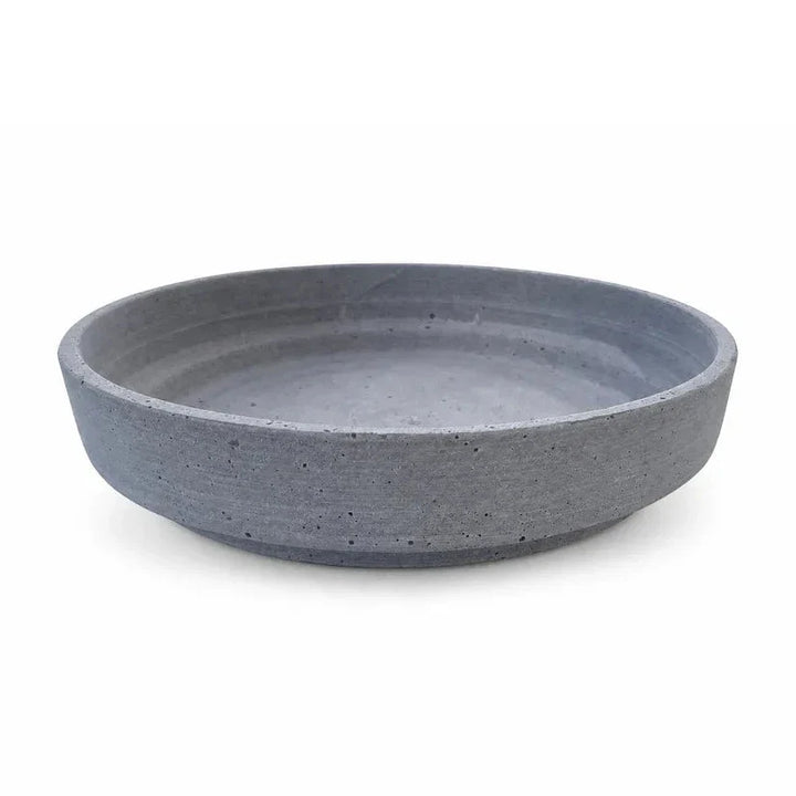 Alsaba Home - Flache Dekoschale in Betonoptik — Small | Ø 20 cm