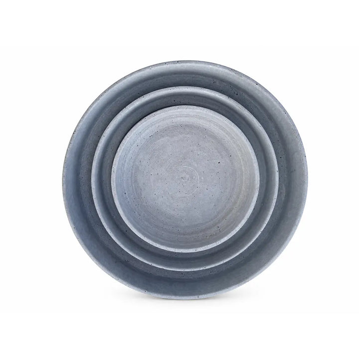 Alsaba Home - Flache Dekoschale in Betonoptik — Small | Ø 20 cm