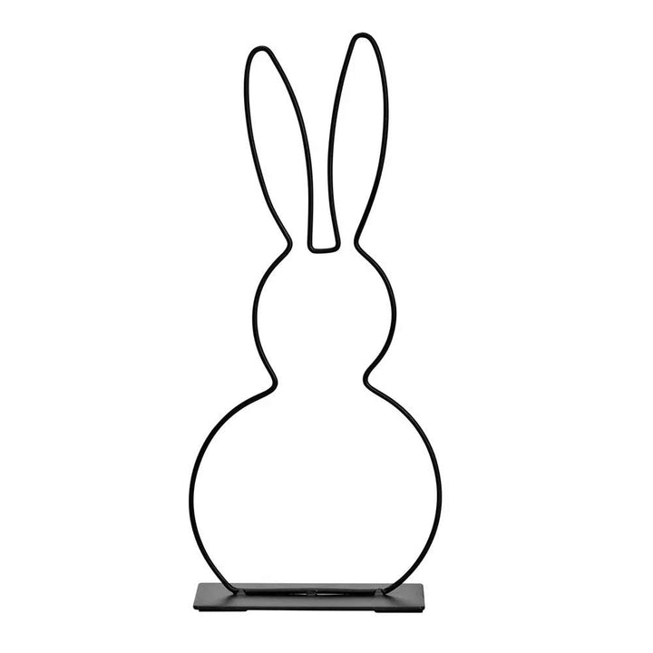 G. Wurm - Aufsteller Hase Metall schwarz