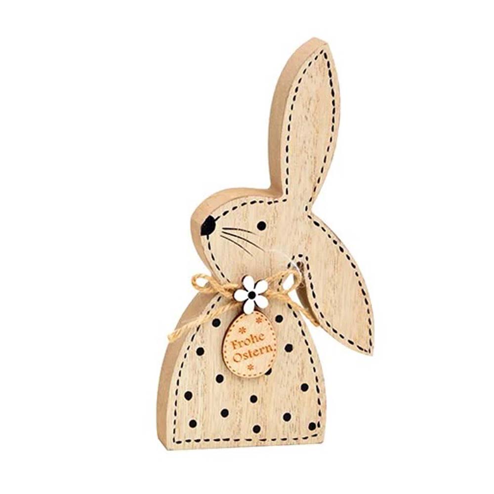 G. Wurm - Hase aus Holz Frohe Ostern