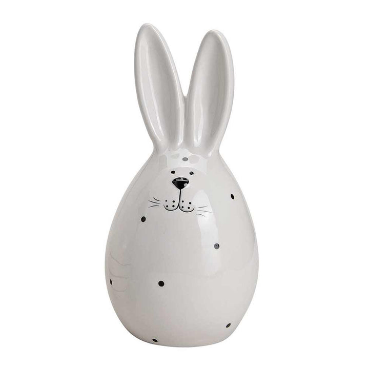G. Wurm - Hase aus Porzellan in Eierform mit Ohren