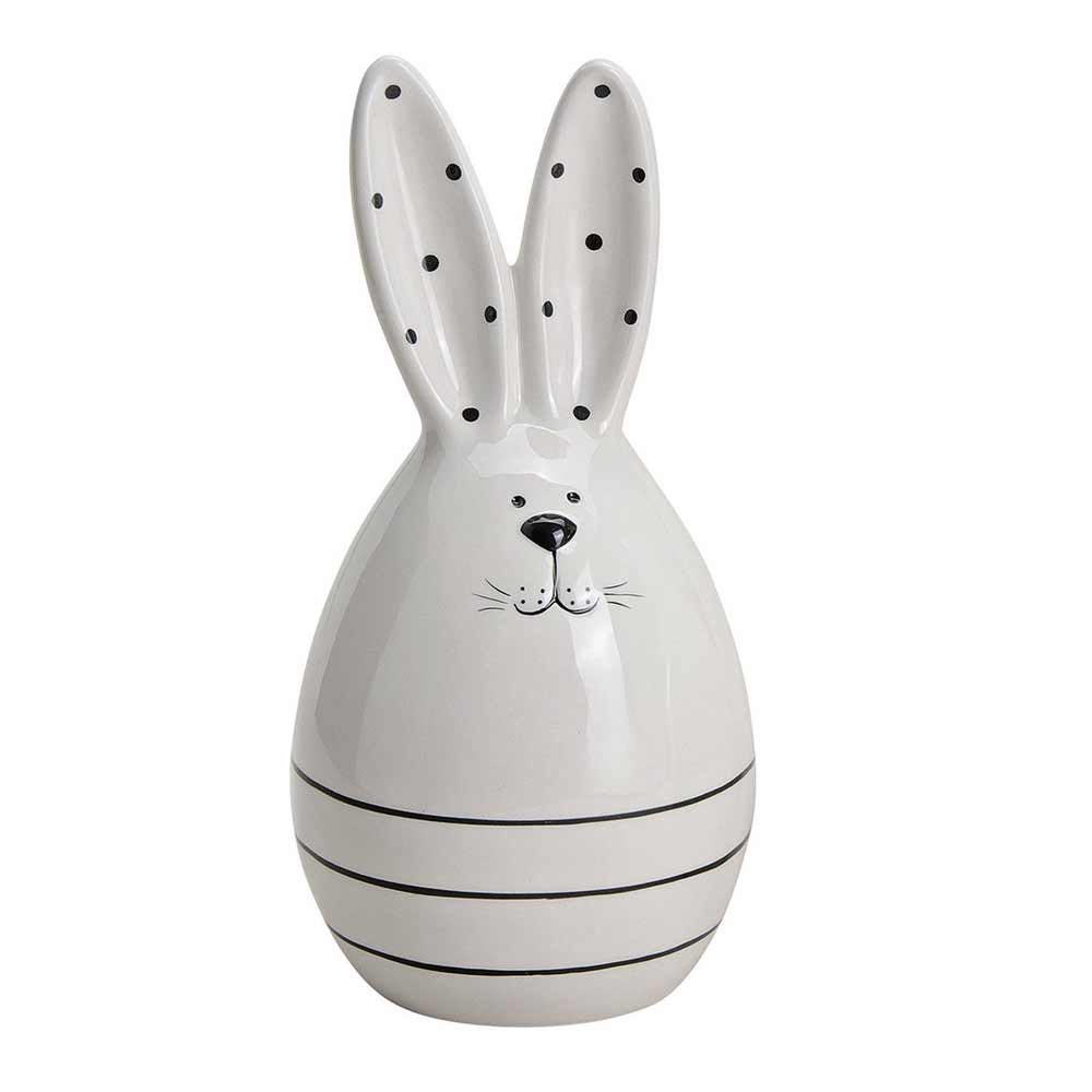 G. Wurm - Hase aus Porzellan in Eierform mit Ohren