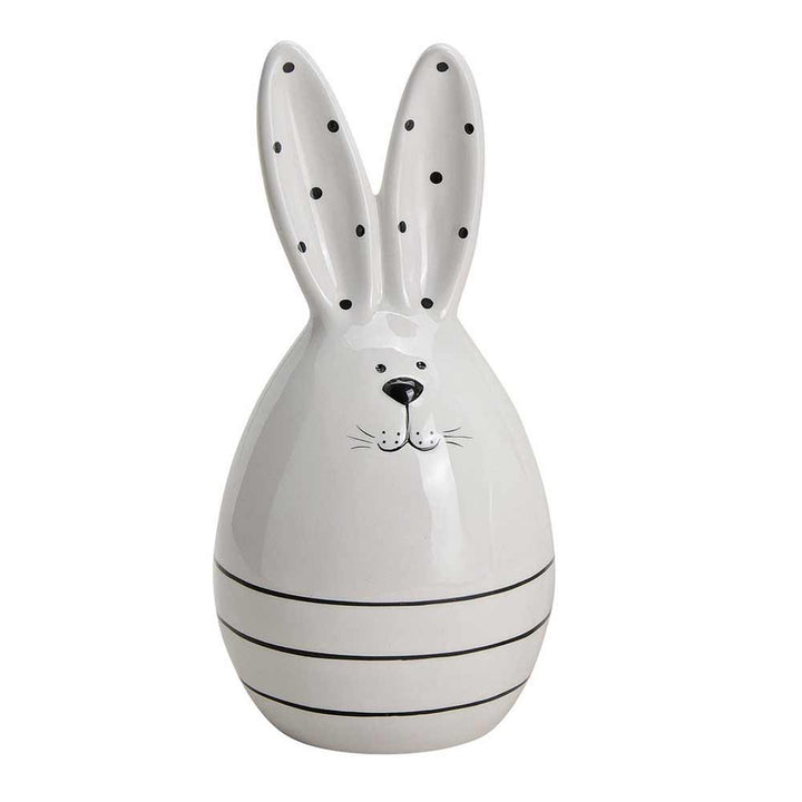 G. Wurm - Hase aus Porzellan in Eierform mit Ohren