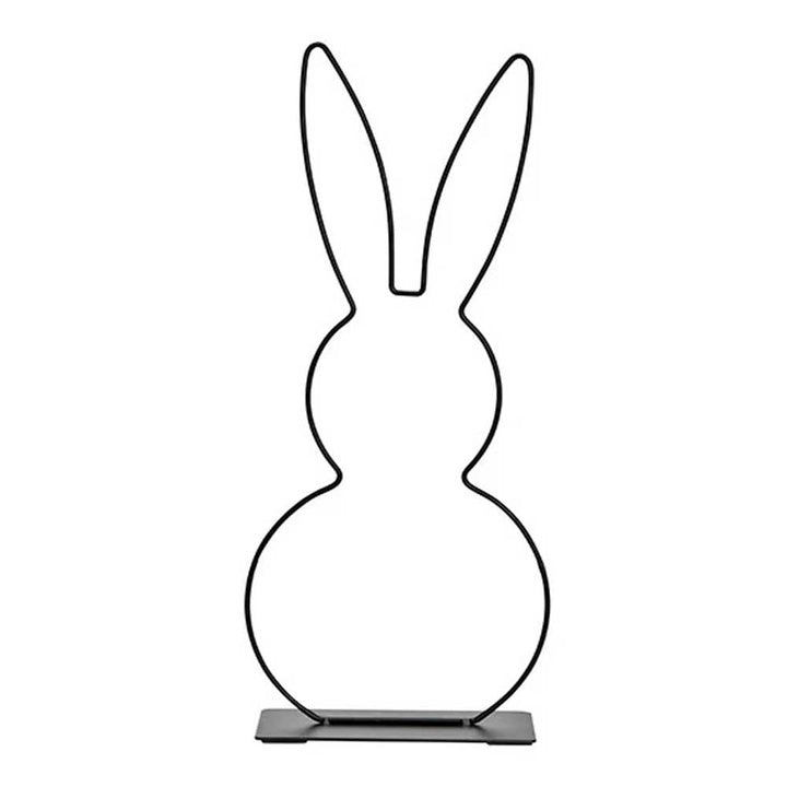 G. Wurm - Aufsteller Hase Metall schwarz
