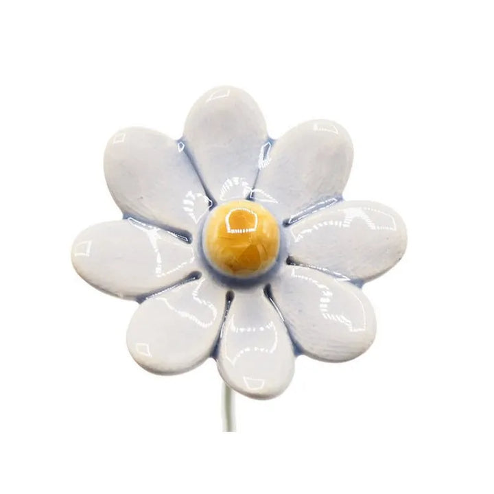 Department-M - Gänseblümchen Keramikblume klein hellblau