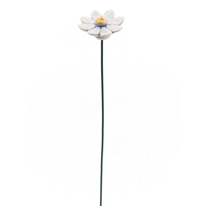 Department-M - Gänseblümchen Keramikblume klein hellblau