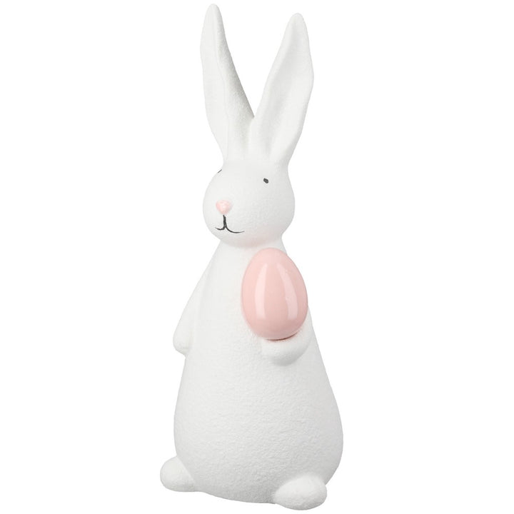 Gilde - Deko Hase Filipe Keramik creme weiß Large