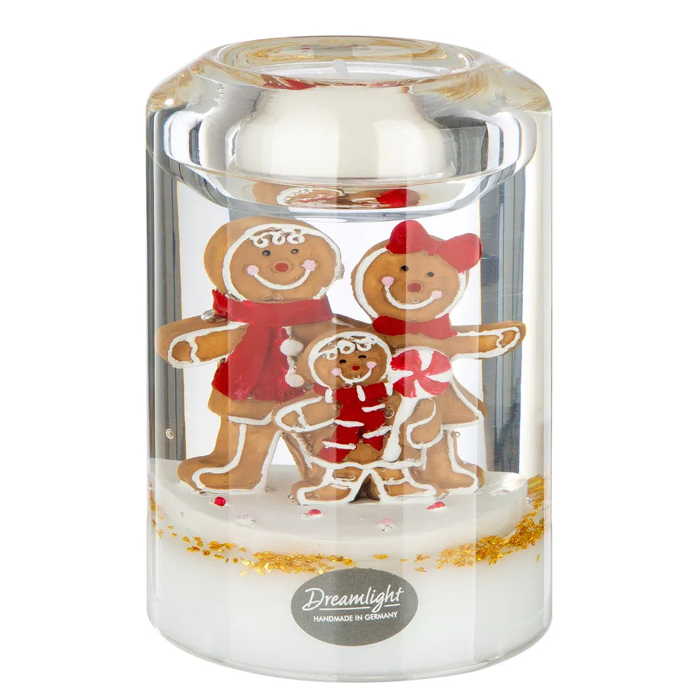 Gilde - Dreamlight Teelichtleuchter Wonderland Gingerbread