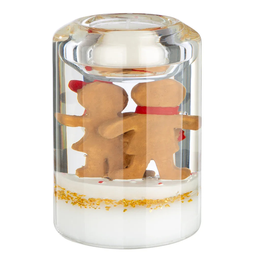 Gilde - Dreamlight Teelichtleuchter Wonderland Gingerbread