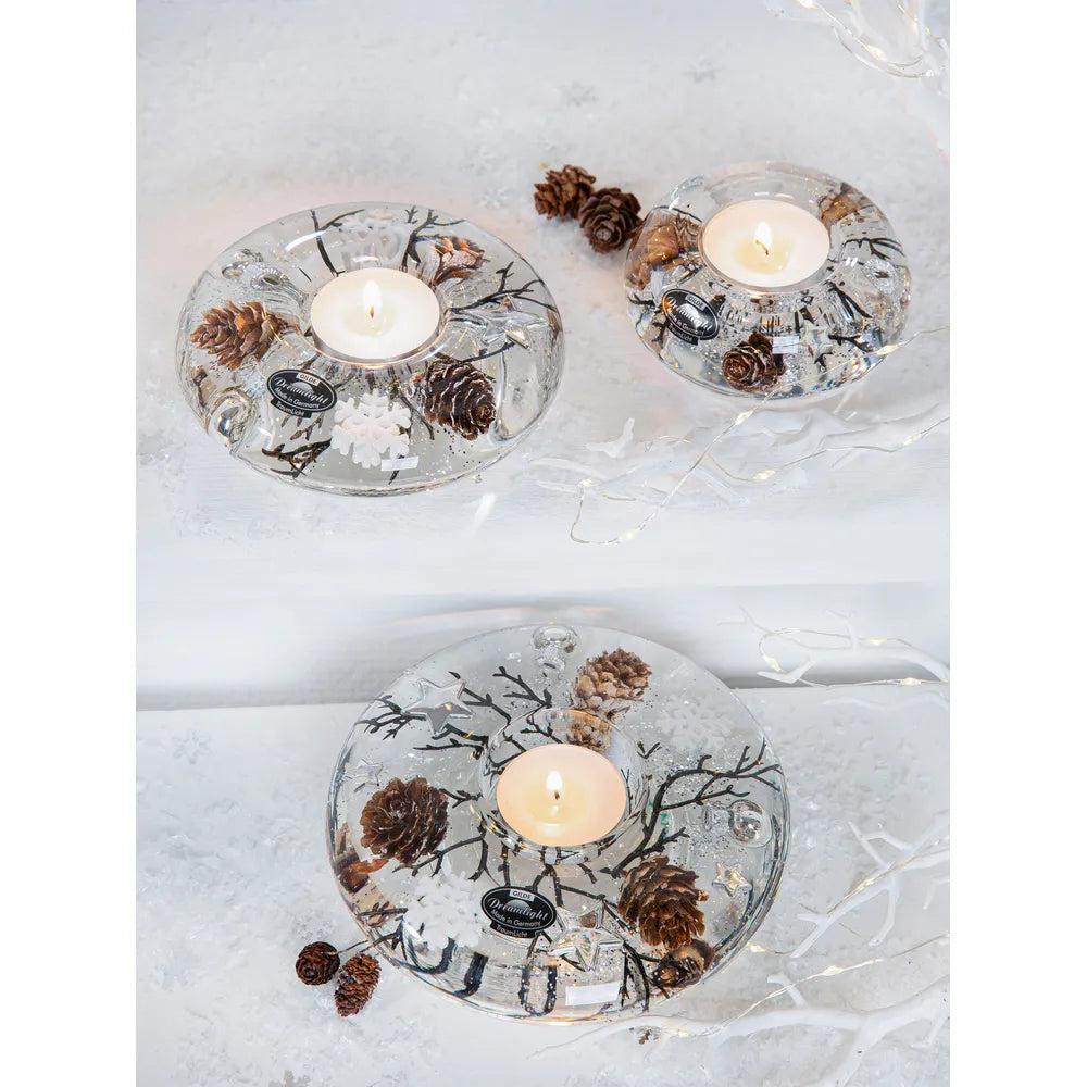 Gilde - Dreamlight Teelichtleuchter Winter Story