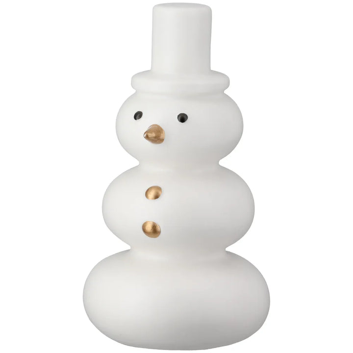 Gilde - Figur Schneemann "Freddy" dekorative Weihnachtsfigur für Zuhause und Deko