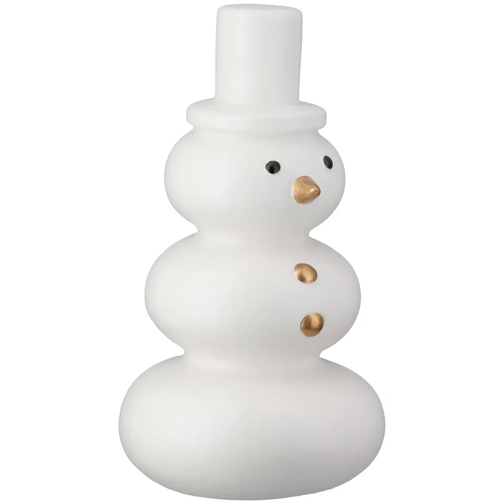 Gilde - Figur Schneemann "Freddy" dekorative Weihnachtsfigur für Zuhause und Deko