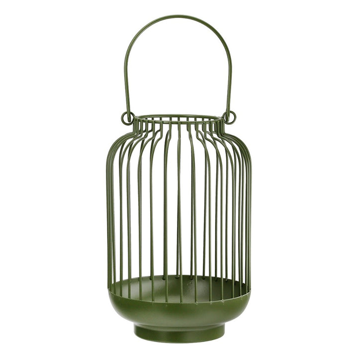 Gilde - Kerzenleuchter Vigo Metall dunkelgrün