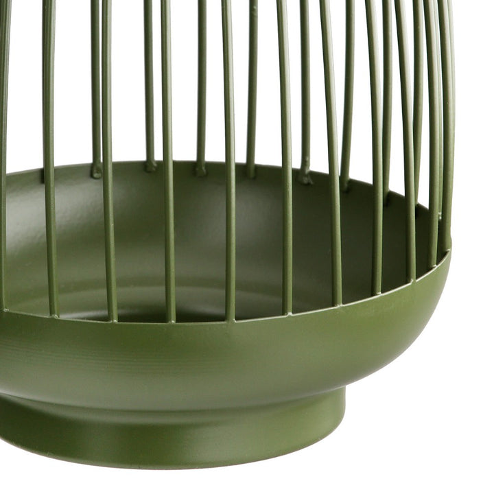 Gilde - Kerzenleuchter Vigo Metall dunkelgrün