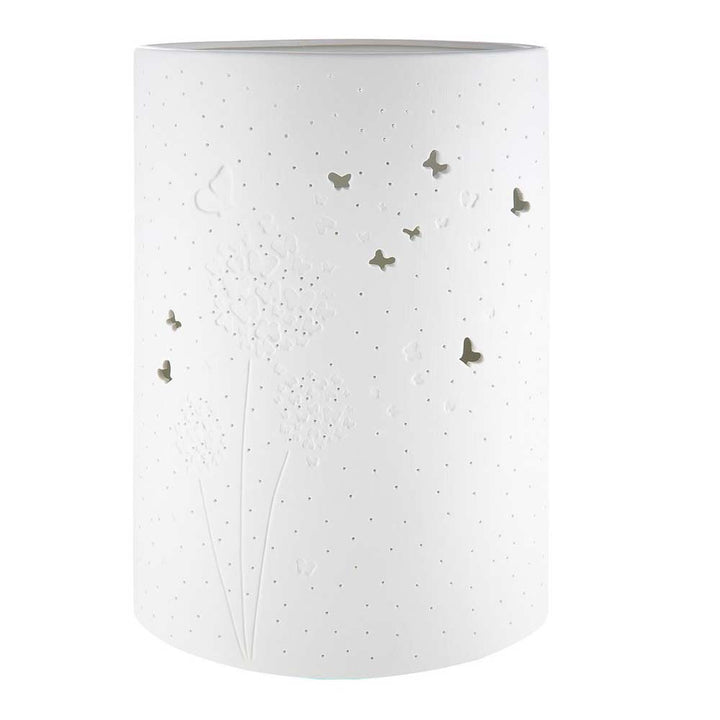 Gilde - Lampe Porzellan Pusteblume