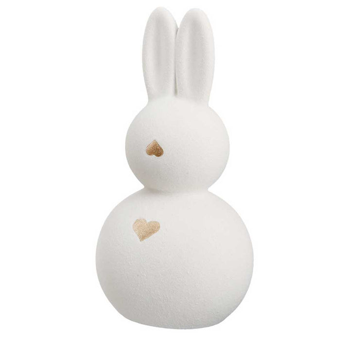 Gilde - Osterhase mit Goldherz Keramik