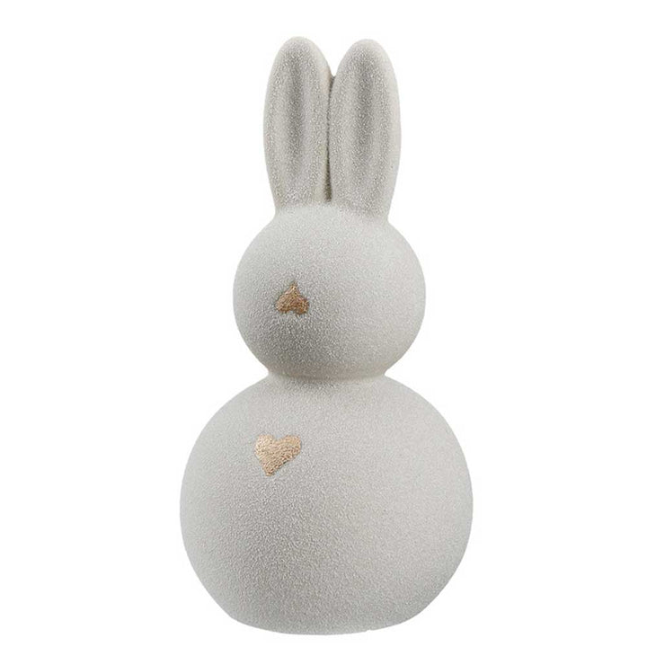 Gilde - Osterhase mit Goldherz Keramik