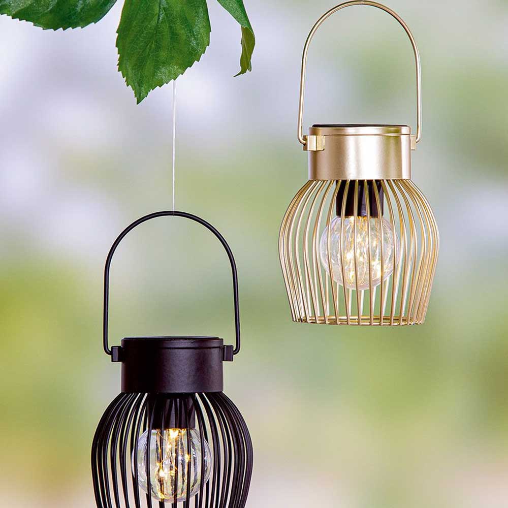 Gilde - Solar LED Hängelaterne Metall Outdoor