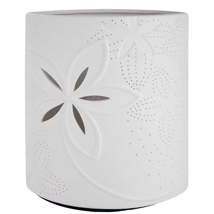 Gilde - Lampe Porzellan Glücksmomente mit Blume