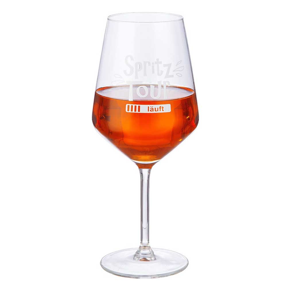 Gilde - Weinglas "Spritz Tour" mit Gravur – Perfekt für Spritz