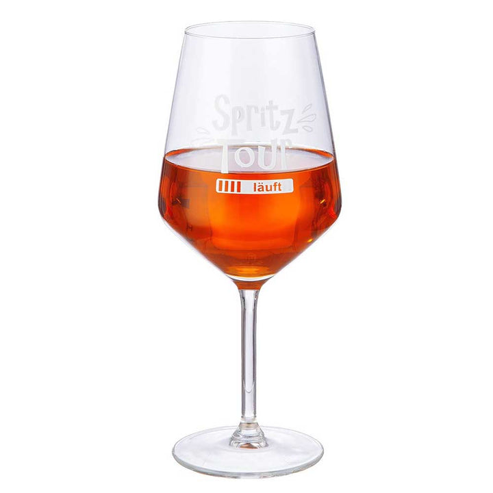 Gilde - Weinglas "Spritz Tour" mit Gravur – Perfekt für Spritz