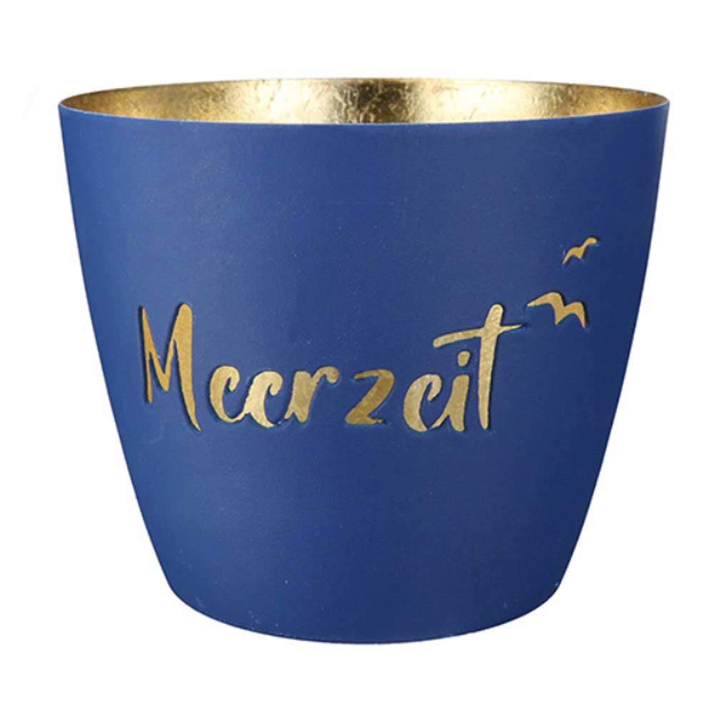 Gilde - Windlicht Meerzeit Schriftzug