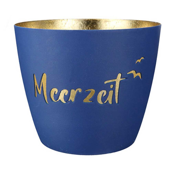Gilde - Windlicht Meerzeit Schriftzug