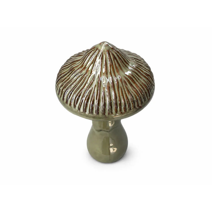 Alsaba Home - Glänzender Keramik-Dekopilz S