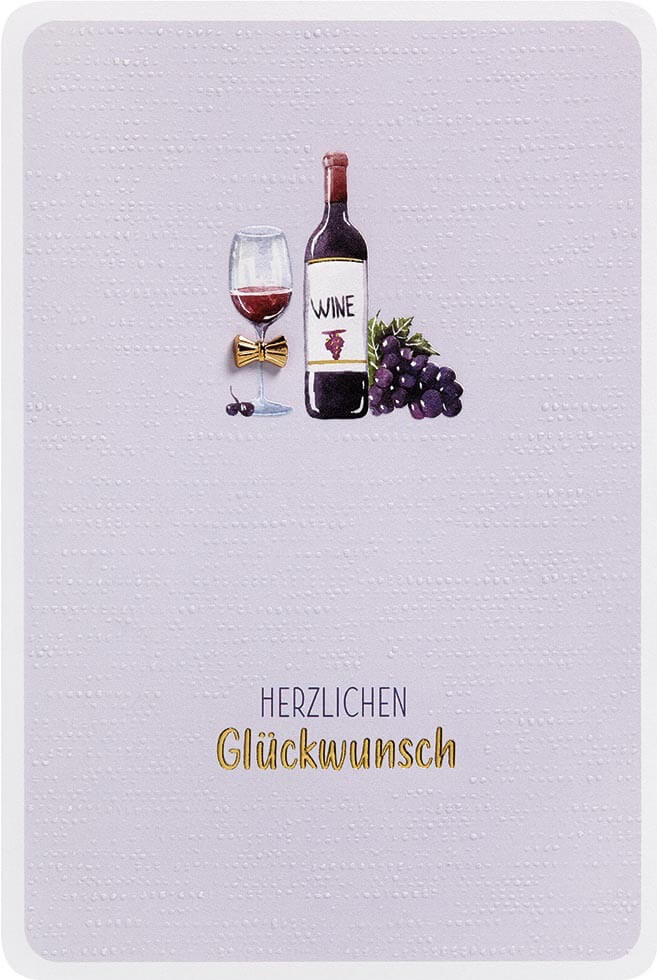 Glückwunschkarte - Allgemein Herzlichen Glückwunsch