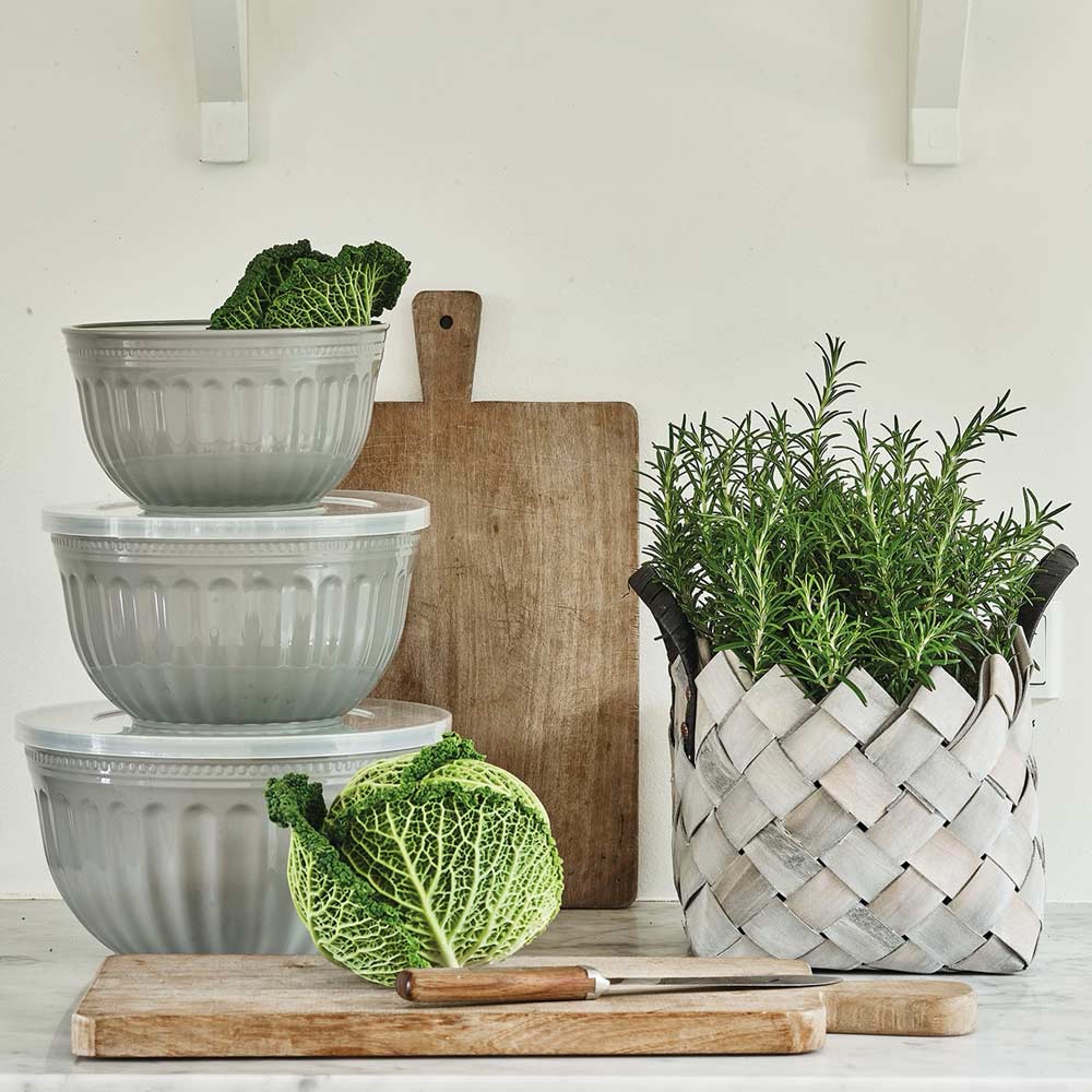 GreenGate - Alice Schüssel 3er-Set mit Deckel Kunststoff