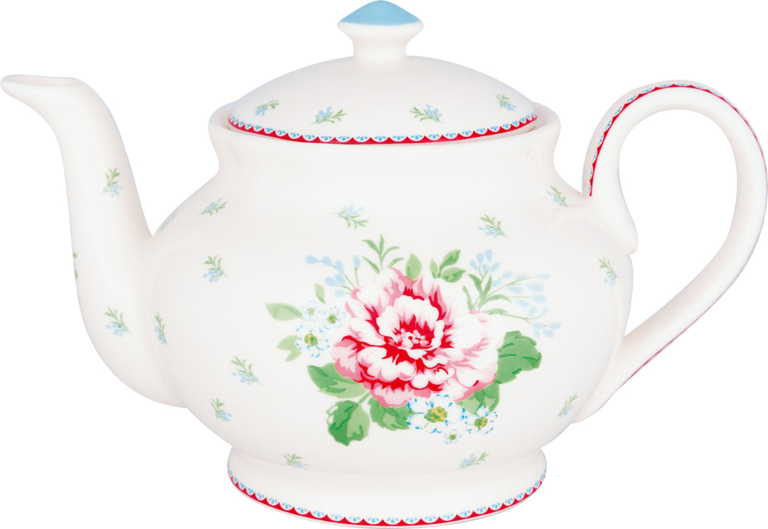 GreenGate - Alivia Teekanne rund white