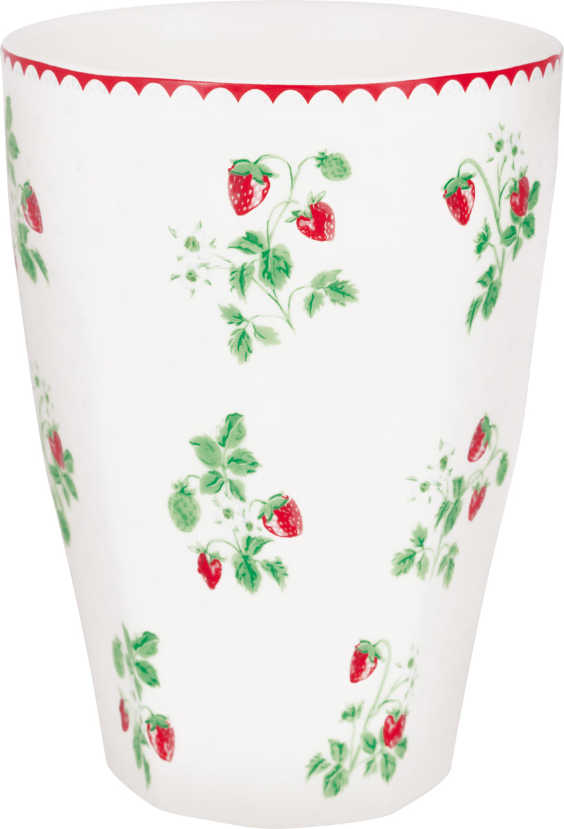 GreenGate - Berry French Latte Cup white