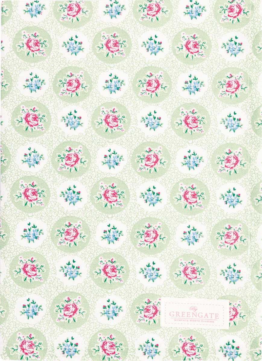 GreenGate - Elle Geschirrtuch pale green