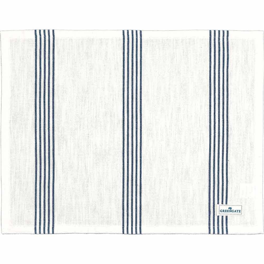 GreenGate - Gladys Tischset dark blue