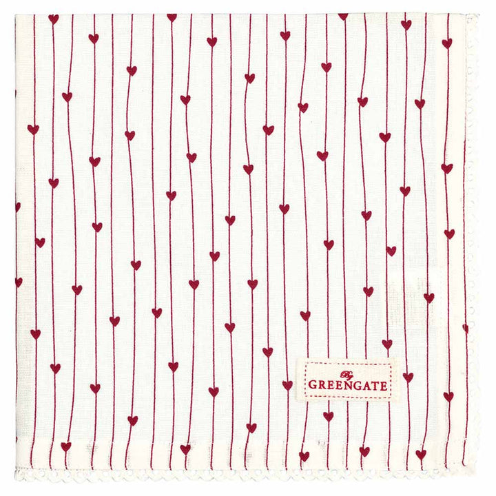 GreenGate - Grace Stoffserviette mit Spitze white