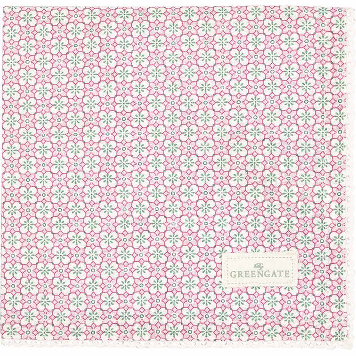 GreenGate - Gwen Stoffserviette mit Spitze pale pink