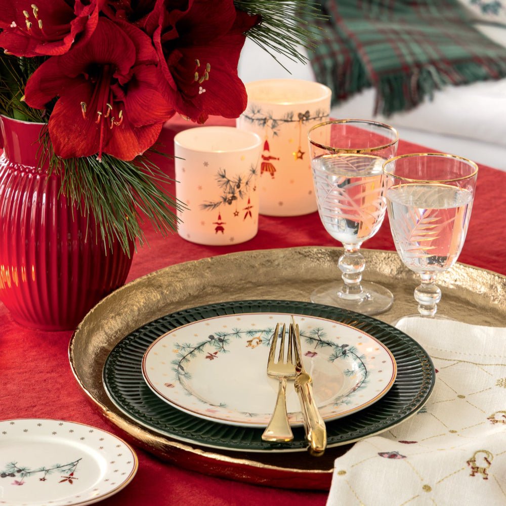 GreenGate - Clarina Stoffserviette mit Stickerei White