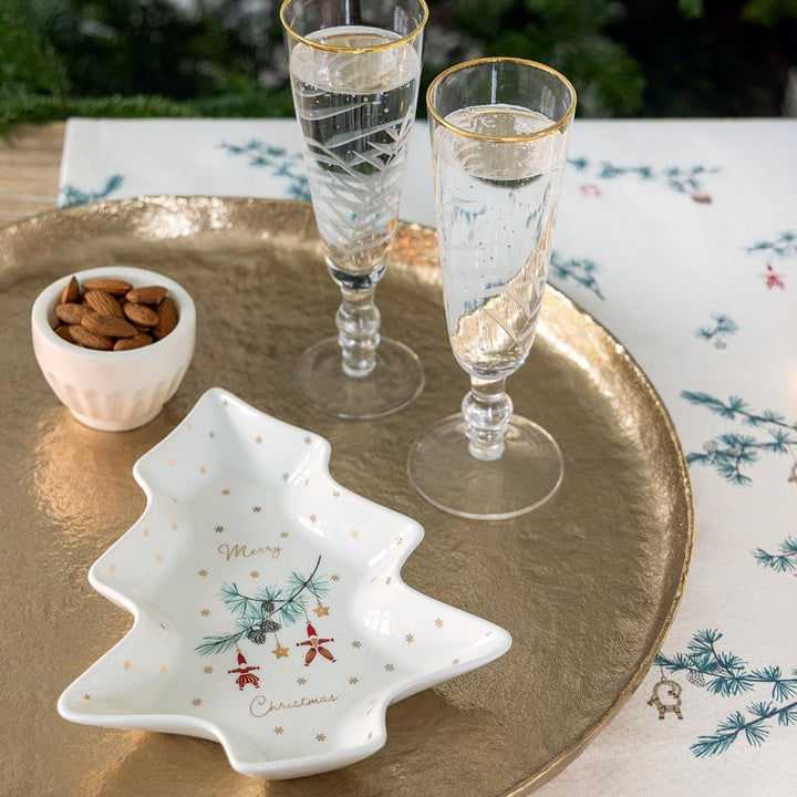 GreenGate - Clarina Stoffserviette mit Stickerei White