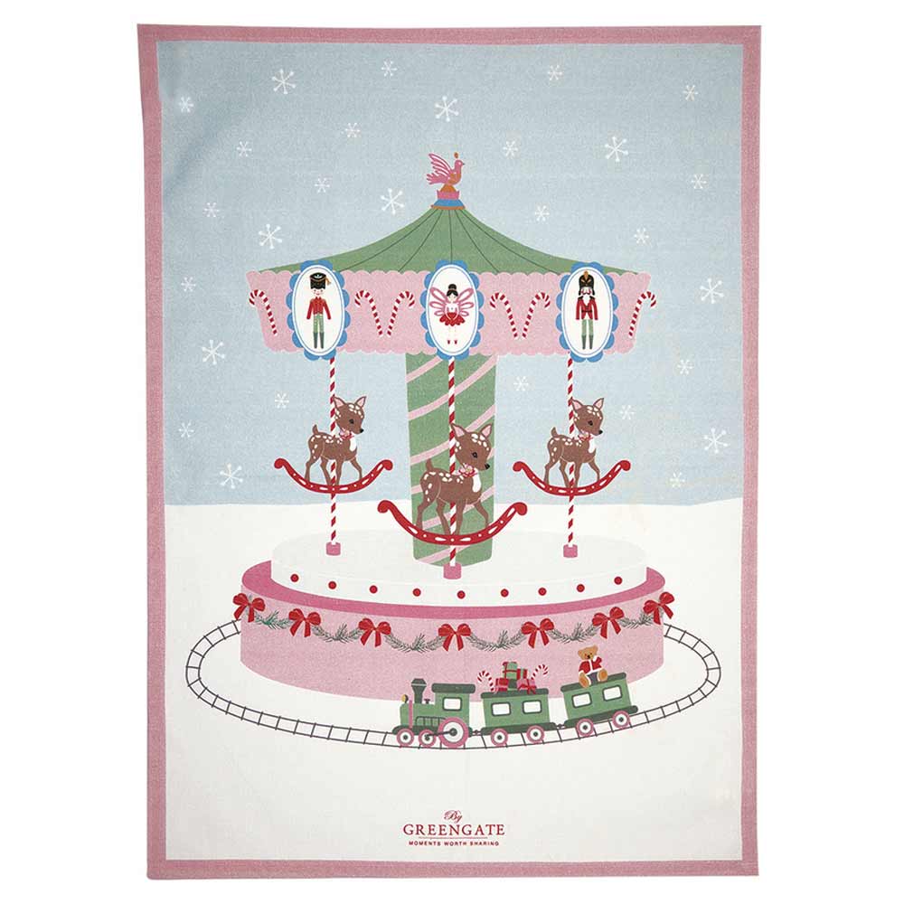 GreenGate - Inge-Marie Geschirrtuch piece printed white