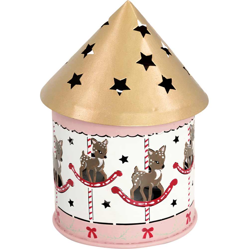 GreenGate - Inge-Marie Laterne Karussel pale pink