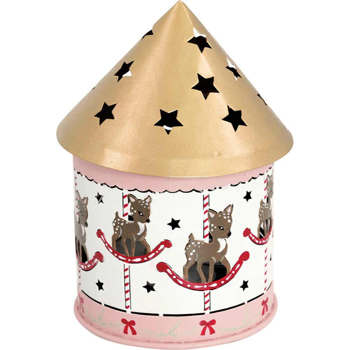 GreenGate - Inge-Marie Laterne Karussel pale pink
