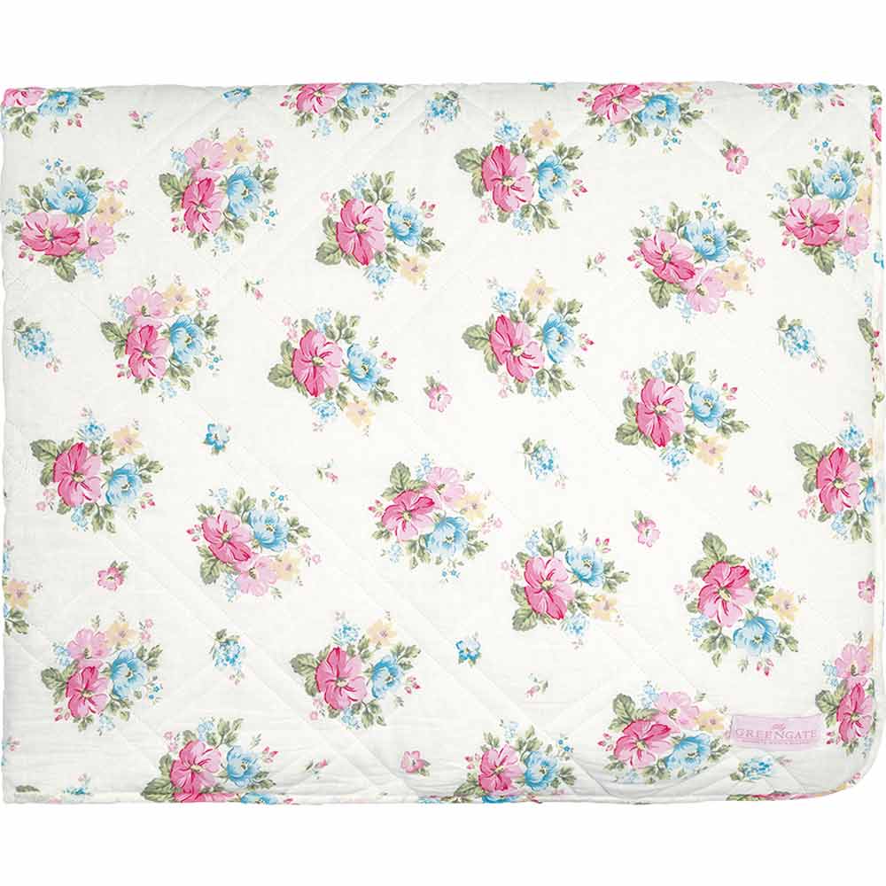 GreenGate - Josefina Tagesdecke white 140 x 220 cm