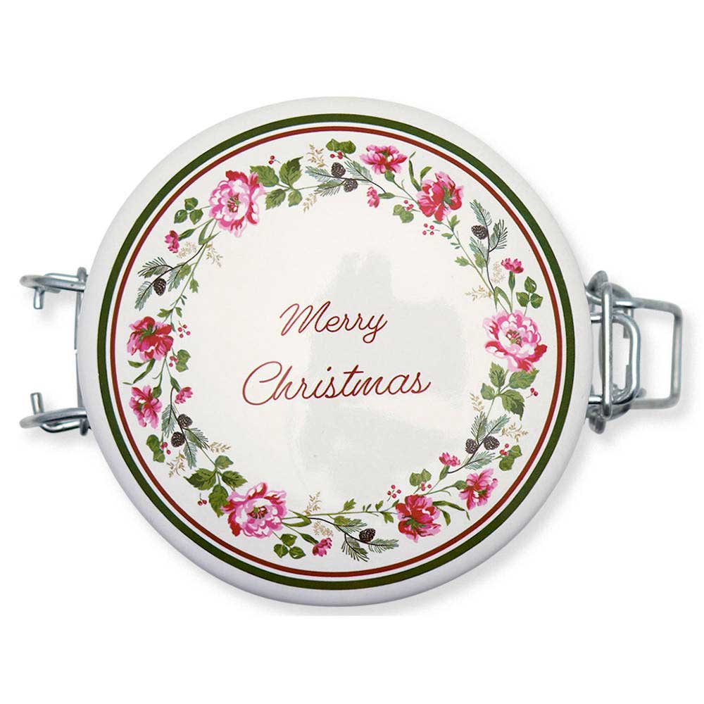 GreenGate - Leonora Merry Christmas Aufbewahrungsglas white 0,75L
