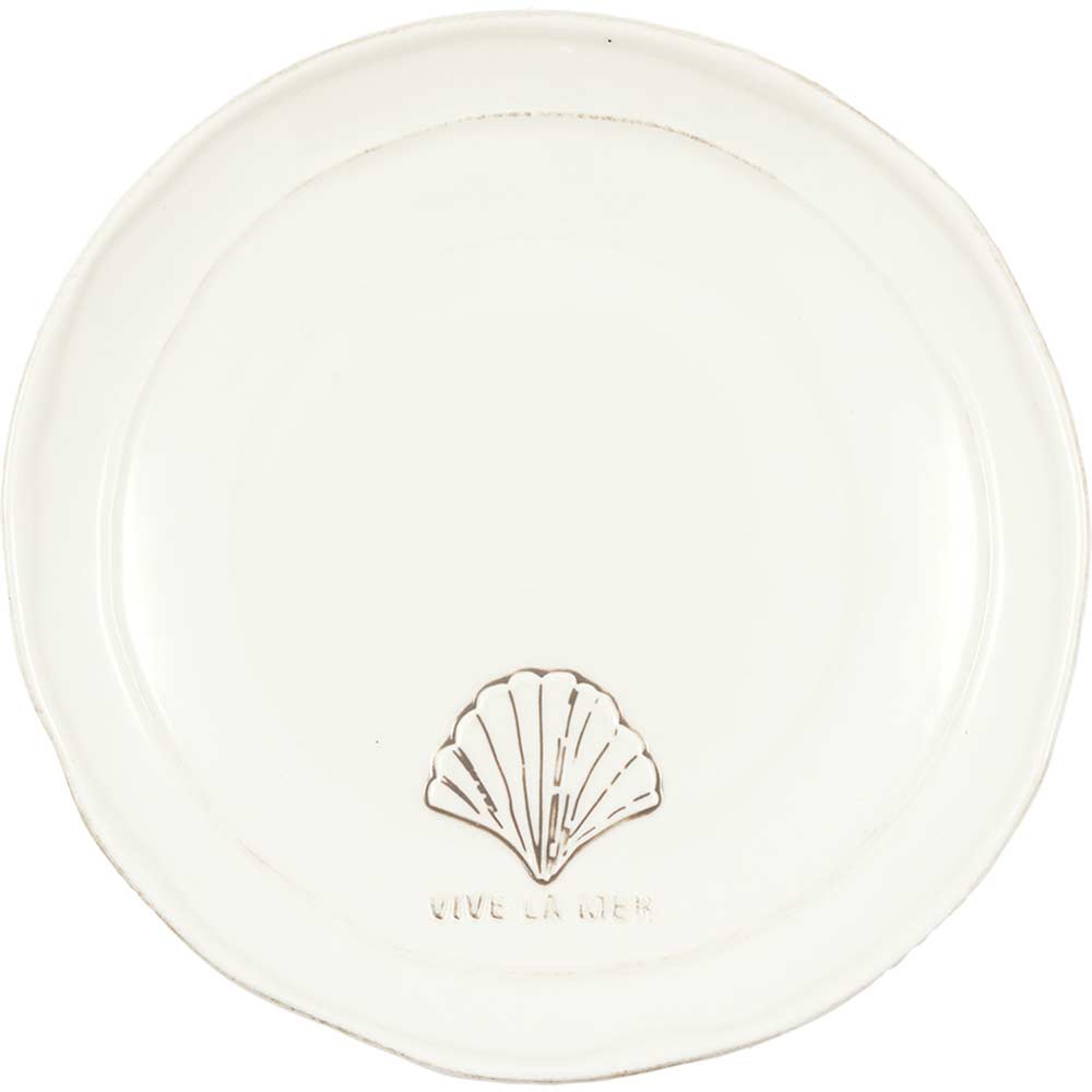 GreenGate - Vive la mer Frühstücksteller white